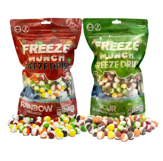 2 POUNDS FREEZE DRIED SOUR SKITTLES