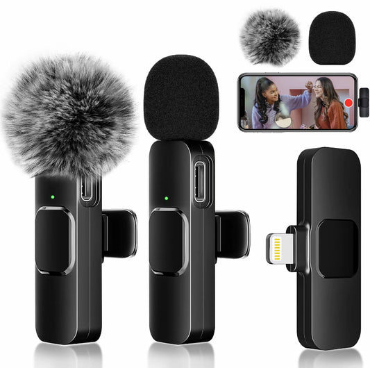 2 pcs wireless microphone