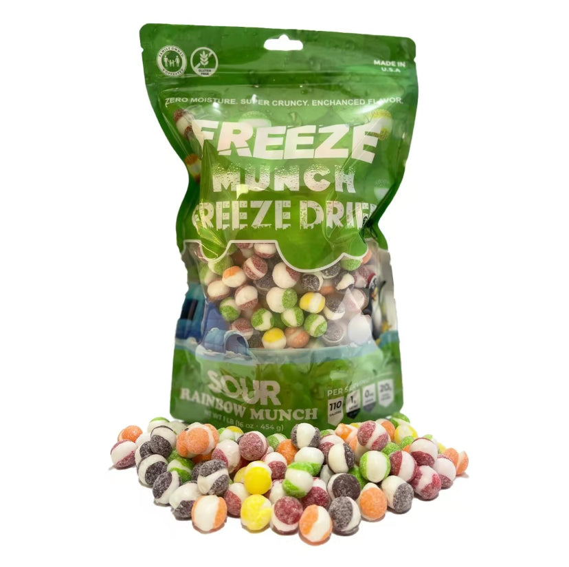 2 POUNDS FREEZE DRIED SOUR SKITTLES